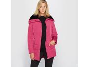 La Redoute Womens Teflon Treated Microfibre Parka Pink Size Us 16 Fr 46