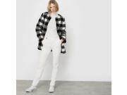 R Studio Womens Boucle Checked Nbsp;Faux Fur Coat Other Size Us 6 Fr 36