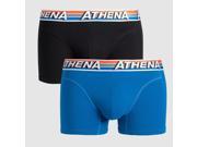 Athena Mens Pack Of 2 Transdry Hipsters Blue Size S