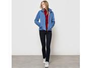 R Essentiel Womens Padded Jacket With Stand Up Collar Blue Size Us 18 Fr 48