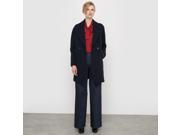 Atelier R Womens 50% Wool Boyfriend Coat Blue Size Us 20 Fr 50