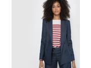 Atelier R Womens Denim Tailored Jacket Blue Size Us 20 Fr 50