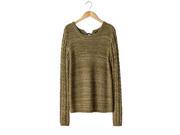 Womens Fancy Knit Sweater With Back Lacing Detail