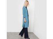 R Essentiel Womens Extra Long Cashmere Cardigan Blue Size Us 4 6 Fr 34 36