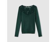 R Edition Womens Lace Jumper Sweater Green Size Us 12 14 Fr 42 44
