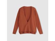 R Edition Womens Cotton And Cashmere Cardigan Orange Size Us 20 22 Fr 50 52