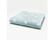 La Redoute Interieurs Stars Cotton Towel Blue Size 50 X 100 Cm