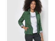 R Essentiel Womens Padded Jacket With Stand Up Collar Green Size Us 8 Fr 38