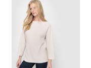 R Essentiel Womens Loose Fit Jumper Sweater Beige Size Us 8 10 Fr 38 40