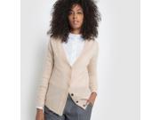 Atelier R Womens Press Stud Cardigan Beige Size Us 8 10 Fr 38 40