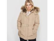 Castaluna Womens Short Padded Down Jacket Beige Size Us 16 Fr 46