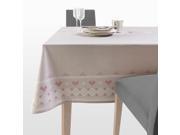 Chalet Printed And Embroidered Cotton Tablecloth