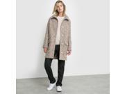 R Studio Womens Boucle Tweed Coat Beige Size Us 6 Fr 36