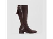 Atelier R Womens Tassel Detail Leather Boots Brown Size 38