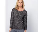 Womens Fluffy Jumper Sweater With Stylish Knit