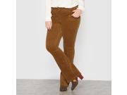 Castaluna Womens Flared Velour Trousers Brown Size Us 28 Fr 58