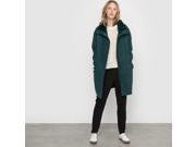 R Edition Womens Coat With Faux Fur Collar Green Size Us 8 Fr 38