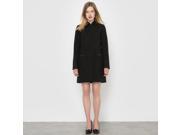 R Edition Womens Faux Sheepskin Collar Coat Black Size Us 8 Fr 38