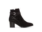 Jonak Womens Maddie Heeled Leather Ankle Boots Black Size 39