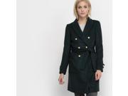 Tom Tailor Womens Coat Solid Twill Coat Green Size Us 14 Fr 44