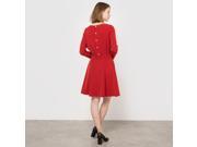 R Essentiel Womens Evening Dress With Back Button Fastening Red Us 16 Fr 46
