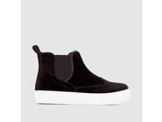 Abcd r Girls Chelsea Boot Style Suede Trainers Black Size 36