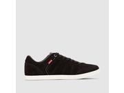 Levi s Mens Loch Suede Leather Trainers Black Size 42