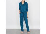 Love Josephine Womens Printed Pyjama Playsuit Blue Size Us 12 14 Fr 42 44
