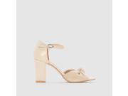 Jonak Womens Appuh High Heels With Ankle Strap Beige Size 40