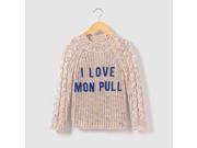 Teen Girls High Neck Jumper Sweater With I Love Message 3 14 Years