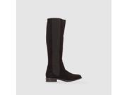 R Edition Womens Boots With Elastic Detail Black Size 37