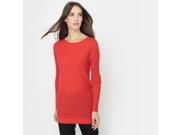 Atelier R Womens Pure Merino Wool Ribbed Jumper Sweater Red Us 12 14 Fr 42 44