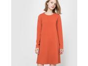R Edition Womens Long Sleeved Dress Orange Size Us 12 Fr 42