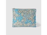 La Redoute Womens Embroidered Clutch Bag Blue Size One Size