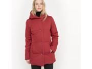 Atelier R Womens Short Hooded Padded Down Jacket Red Size Us 6 Fr 36