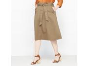 Castaluna Womens Paperbag Skirt Green Size Us 16 Fr 46