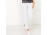 R Edition Womens Basic Plain Slim Fit Cigarette Trousers White Us 14 Fr 44