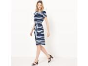 Atelier R Womens Striped Belted Dress Other Size Us 4 Fr 34