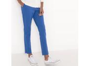R Essentiel Womens 7 8 Length Cigarette Trousers Blue Size Us 16 Fr 46