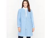 Castaluna Womens Textured Fabric Summer Coat Blue Size Us 14 Fr 44