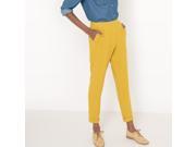 Womens Loose Fit Trousers With Elasticated Waistband