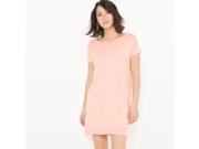 R Essentiel Womens Cotton Silk Jumper Sweater Dress Pink Size S
