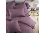 La Redoute Flannel Pillowcases Purple Size 85 X 185 Cm