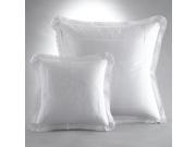 Oyena Quilted Embroidered Cotton Cushion Cover Pillowcase