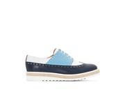 Atelier R Womens Three Coloured Leather Brogues Blue Size 41