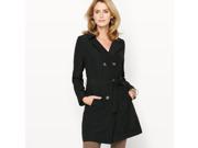 Womens Softly Draping Water Repellent Trench Coat