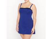 Castaluna Womens Bodyshaping Bustier Style Swimdress Blue Size Us 28 Fr 58