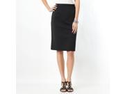 La Redoute Womens Two Way Stretch Skirt Length 56Cm Black Size Us 14 Fr 44