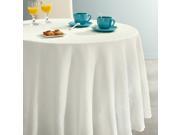 Ceryas Crinkled Polyester Circular Tablecloth.