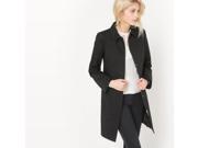 R Edition Womens Mid Length Cotton Coat Black Size Us 22 Fr 52